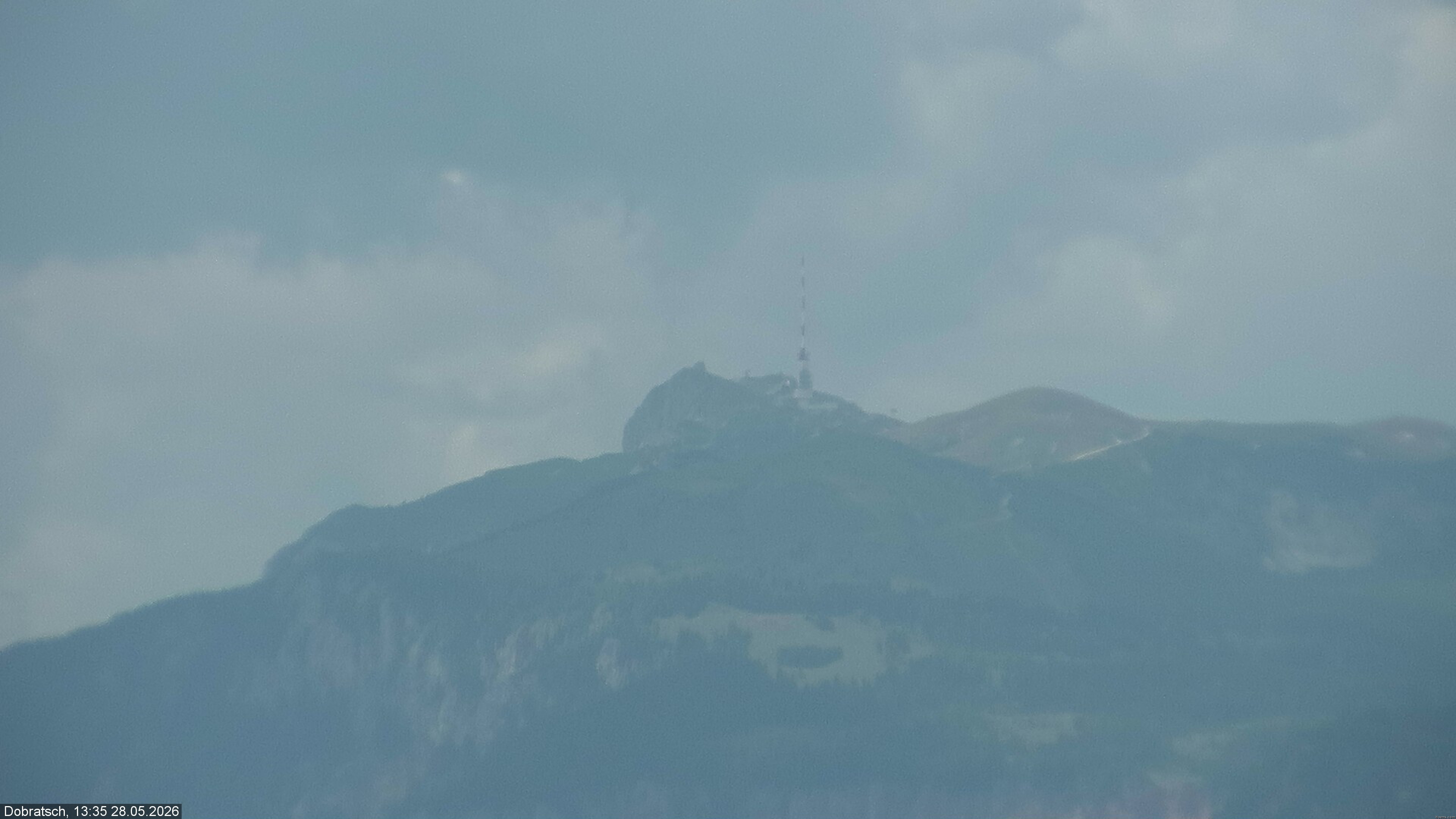 Archived image Webcam Dobratsch mountain