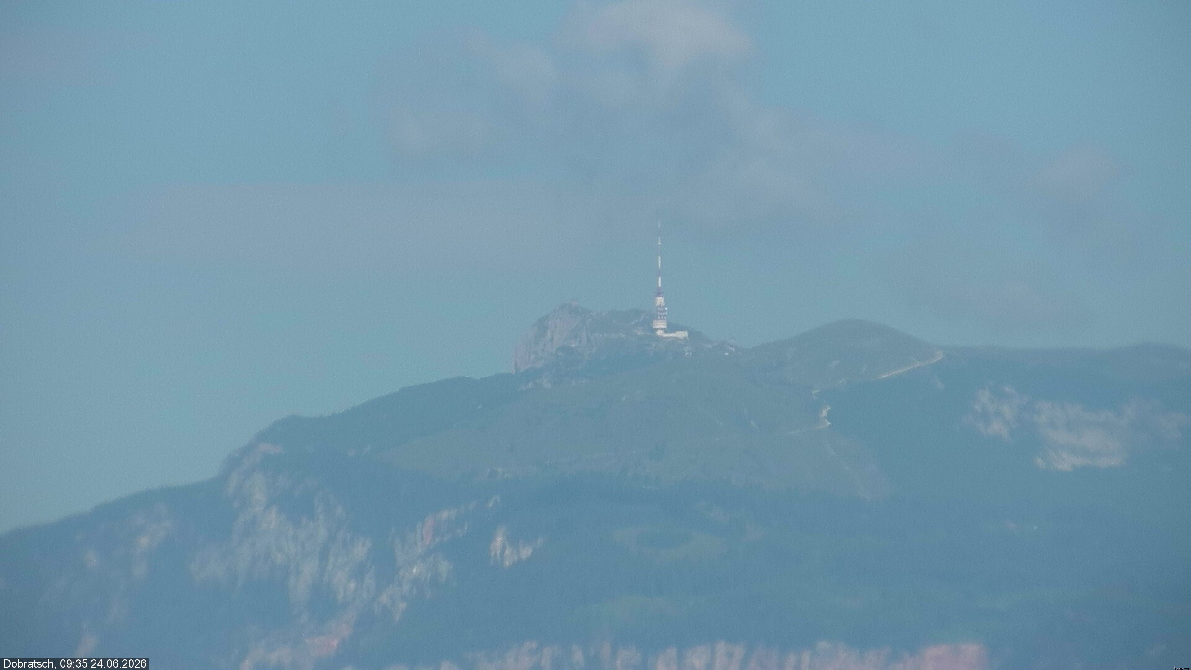 Archived image Webcam Dobratsch mountain