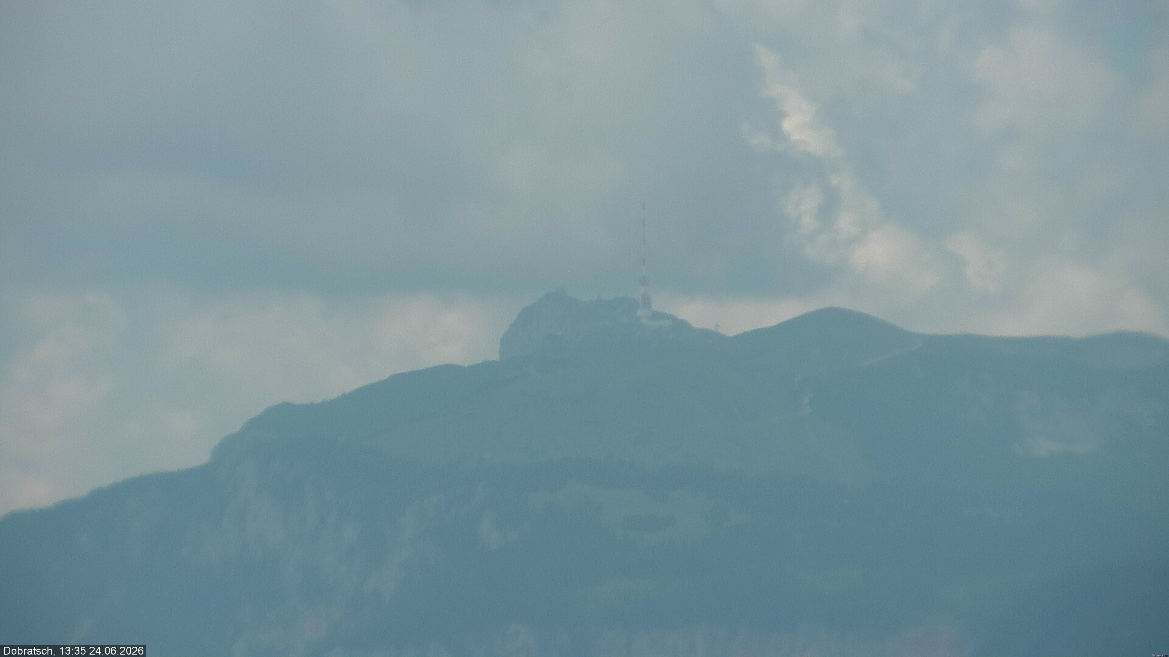 Archiv Foto Webcam Burgarena Finkenstein - Dobratsch