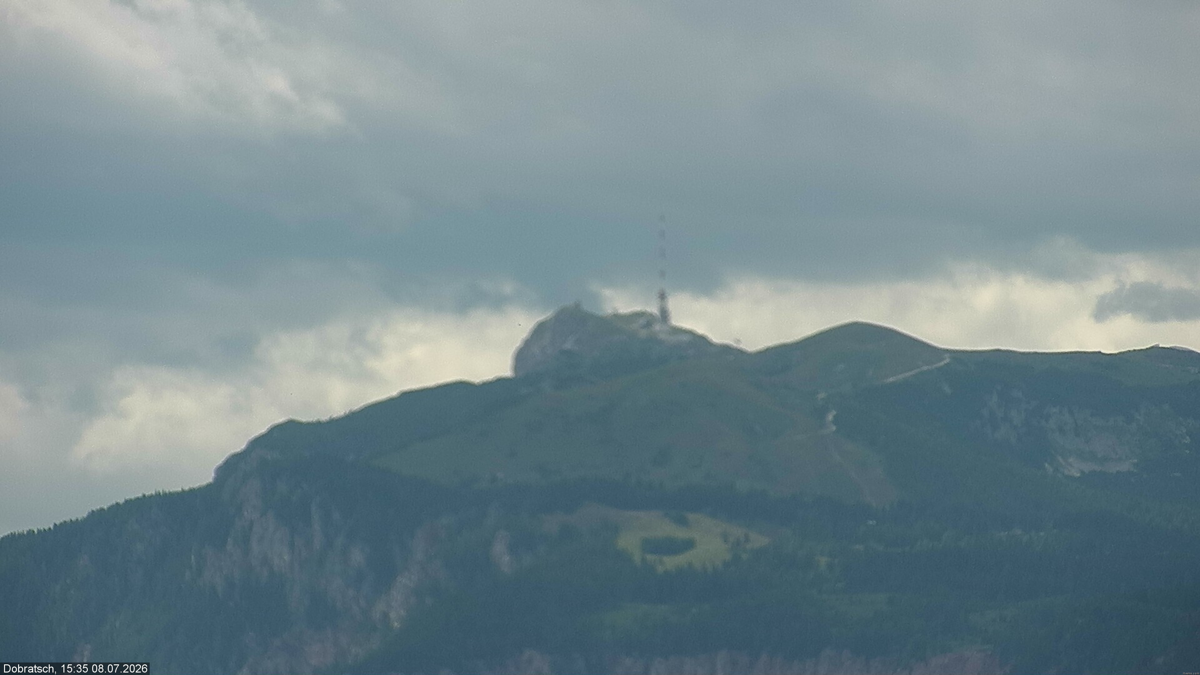 Archiv Foto Webcam Burgarena Finkenstein - Dobratsch