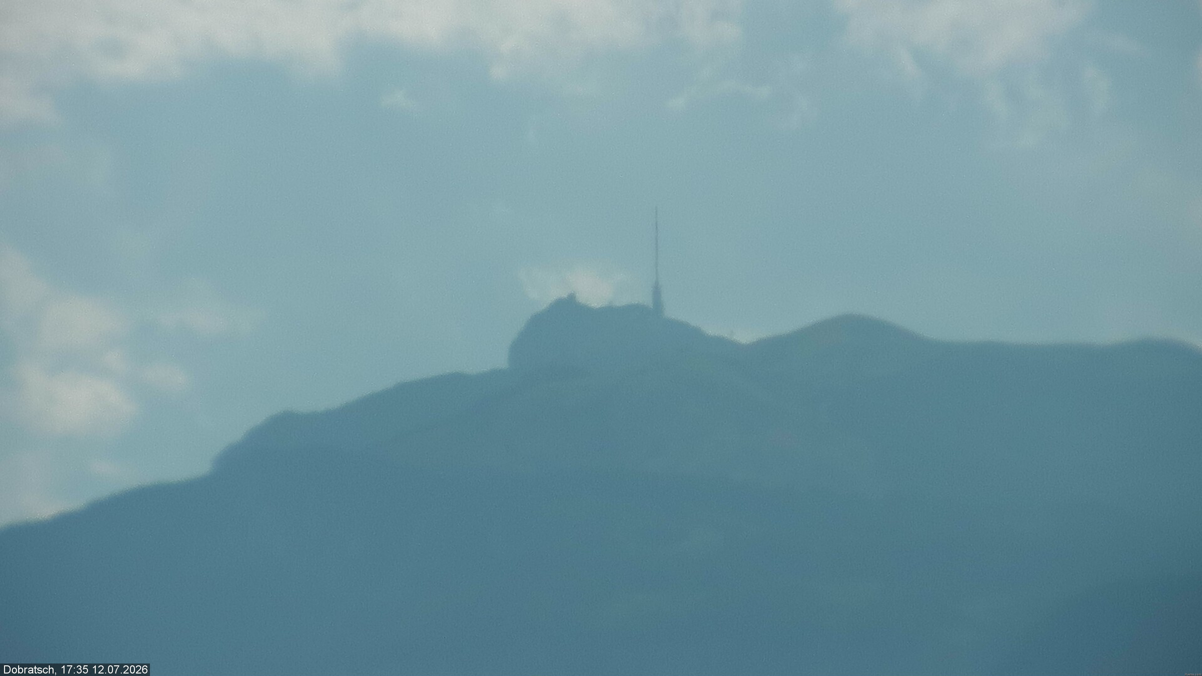 Archived image Webcam Dobratsch mountain