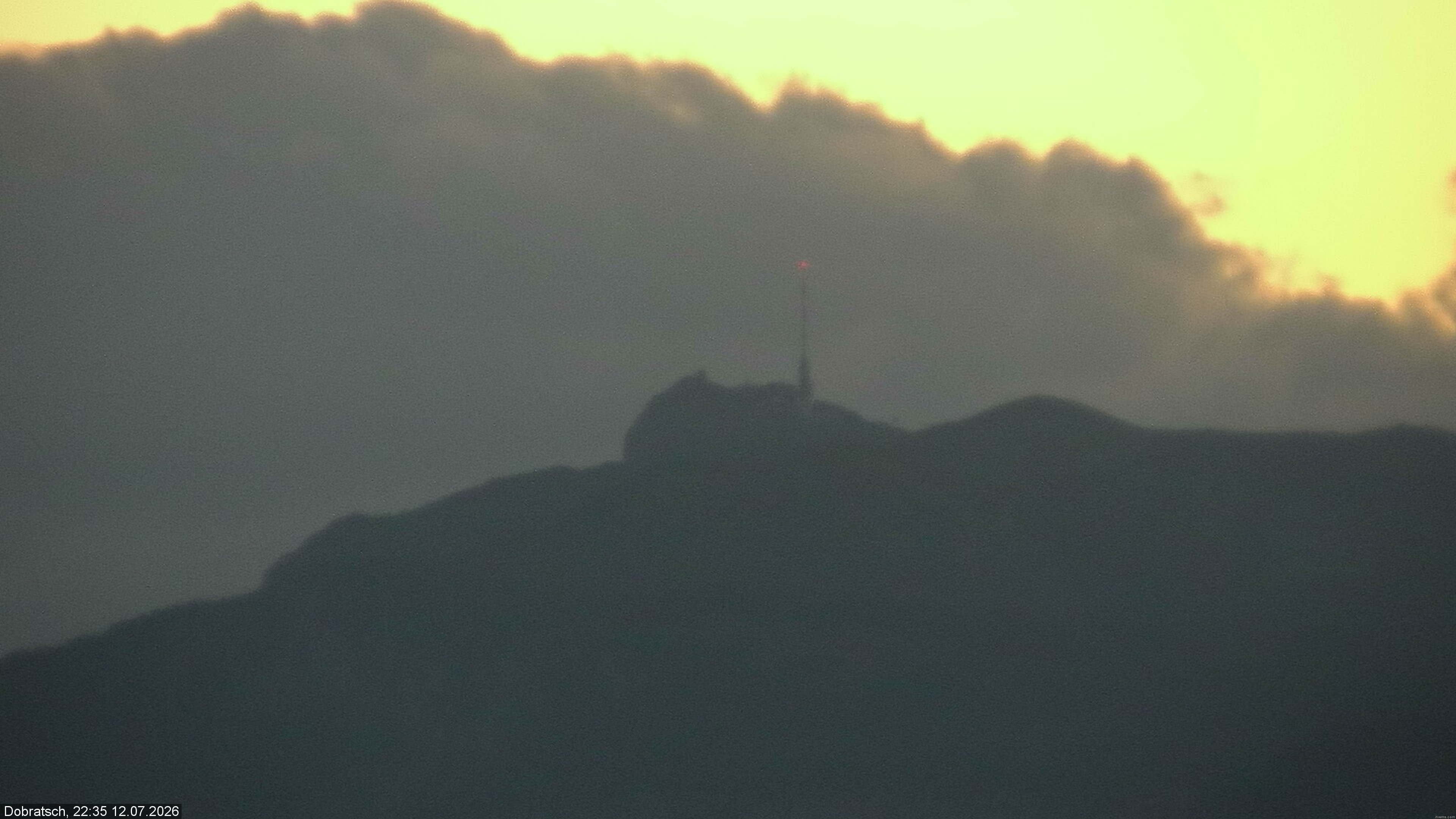 Archived image Webcam Dobratsch mountain