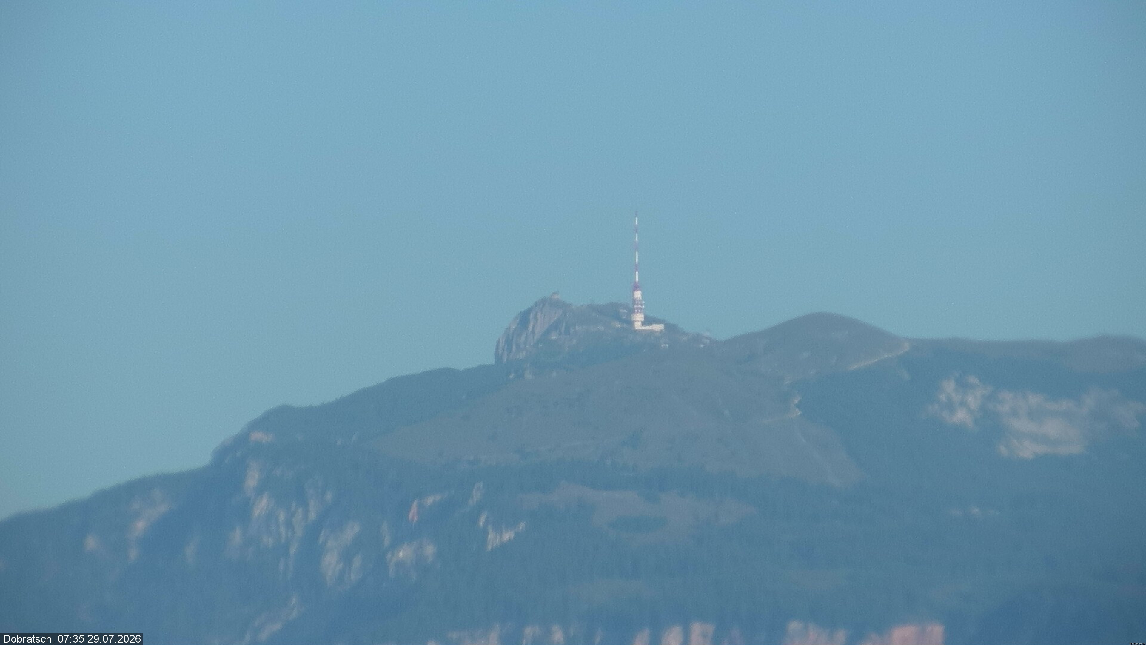 Archiv Foto Webcam Burgarena Finkenstein - Dobratsch