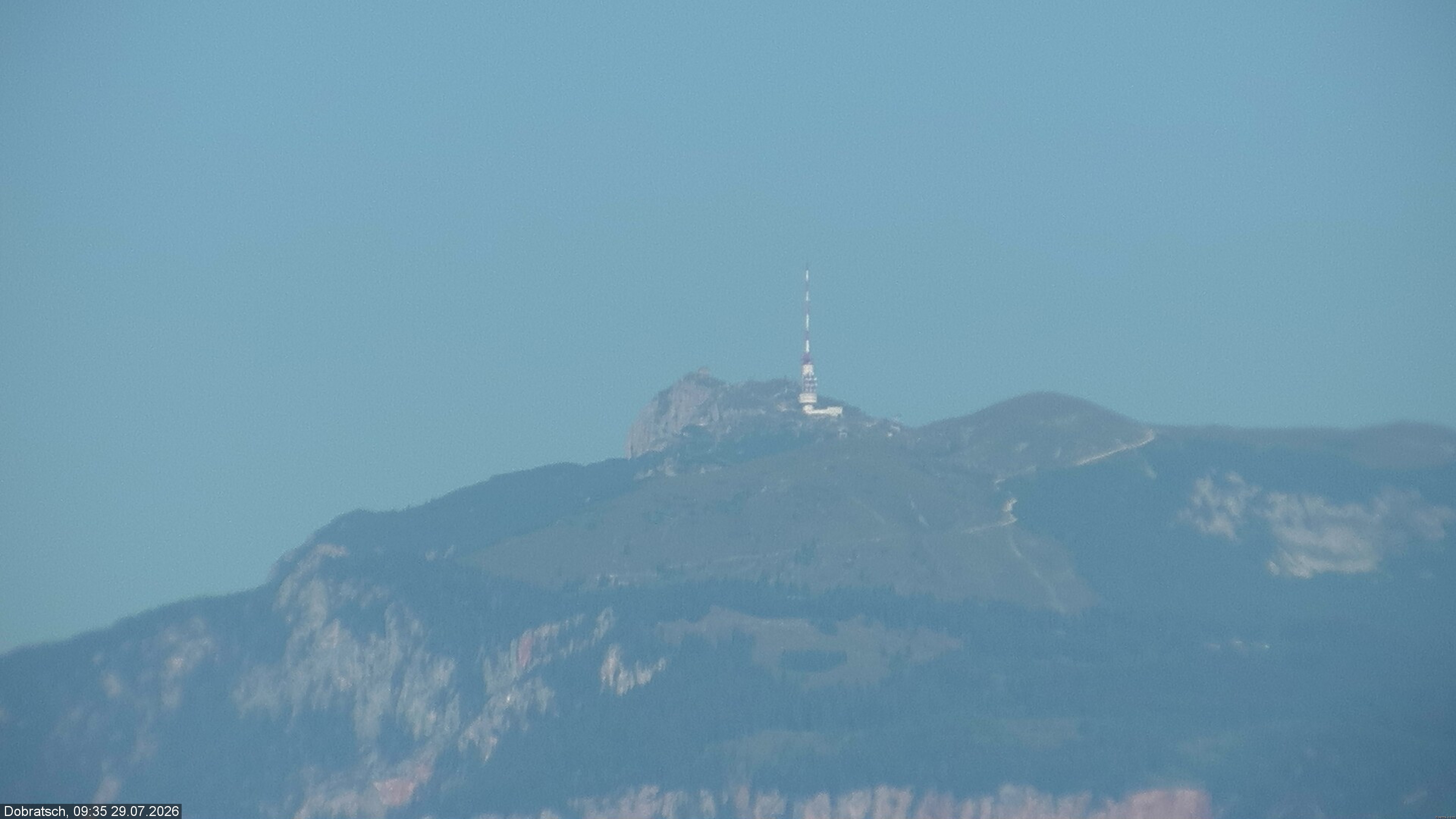 Archiv Foto Webcam Burgarena Finkenstein - Dobratsch