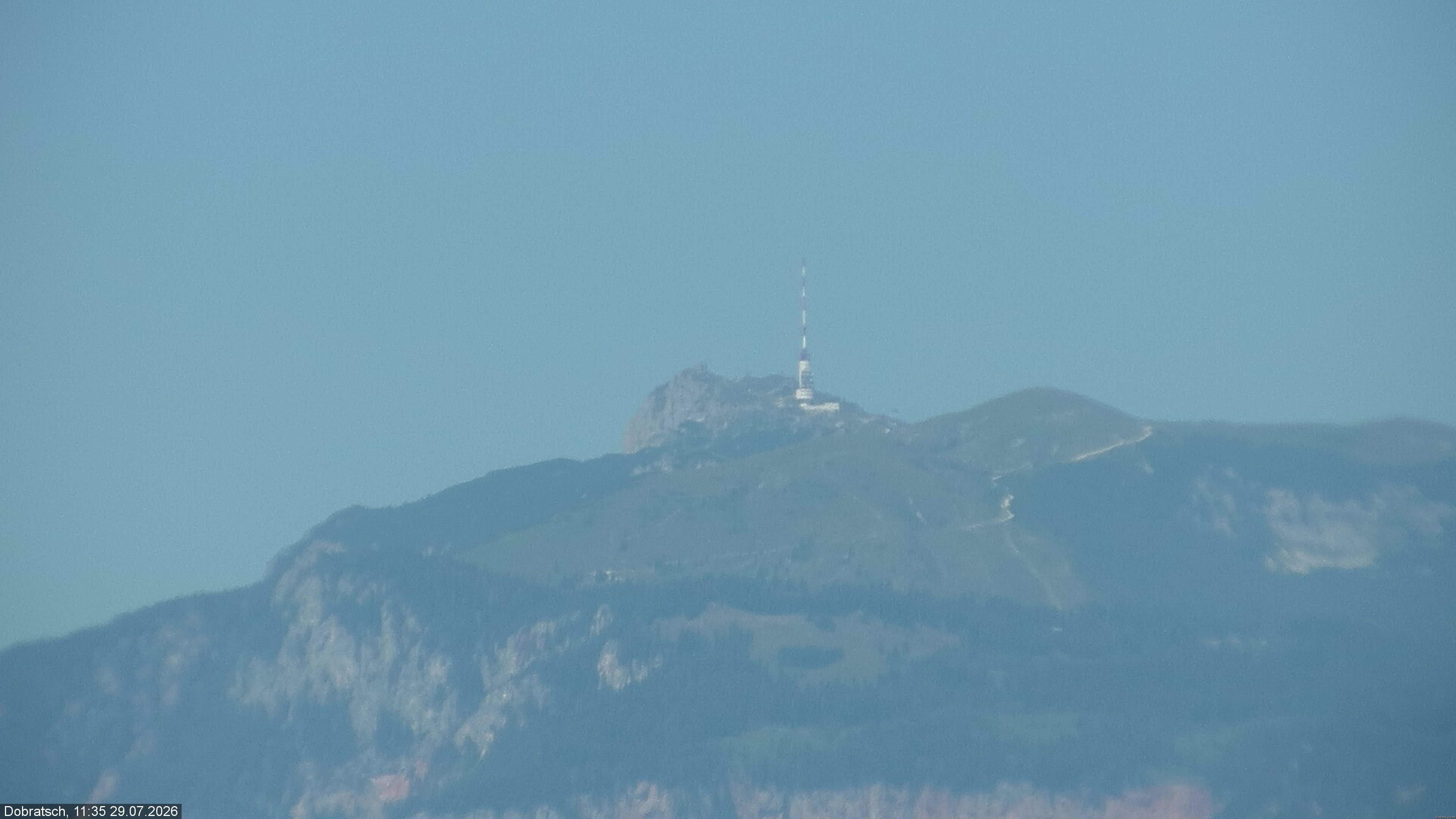 Archiv Foto Webcam Burgarena Finkenstein - Dobratsch