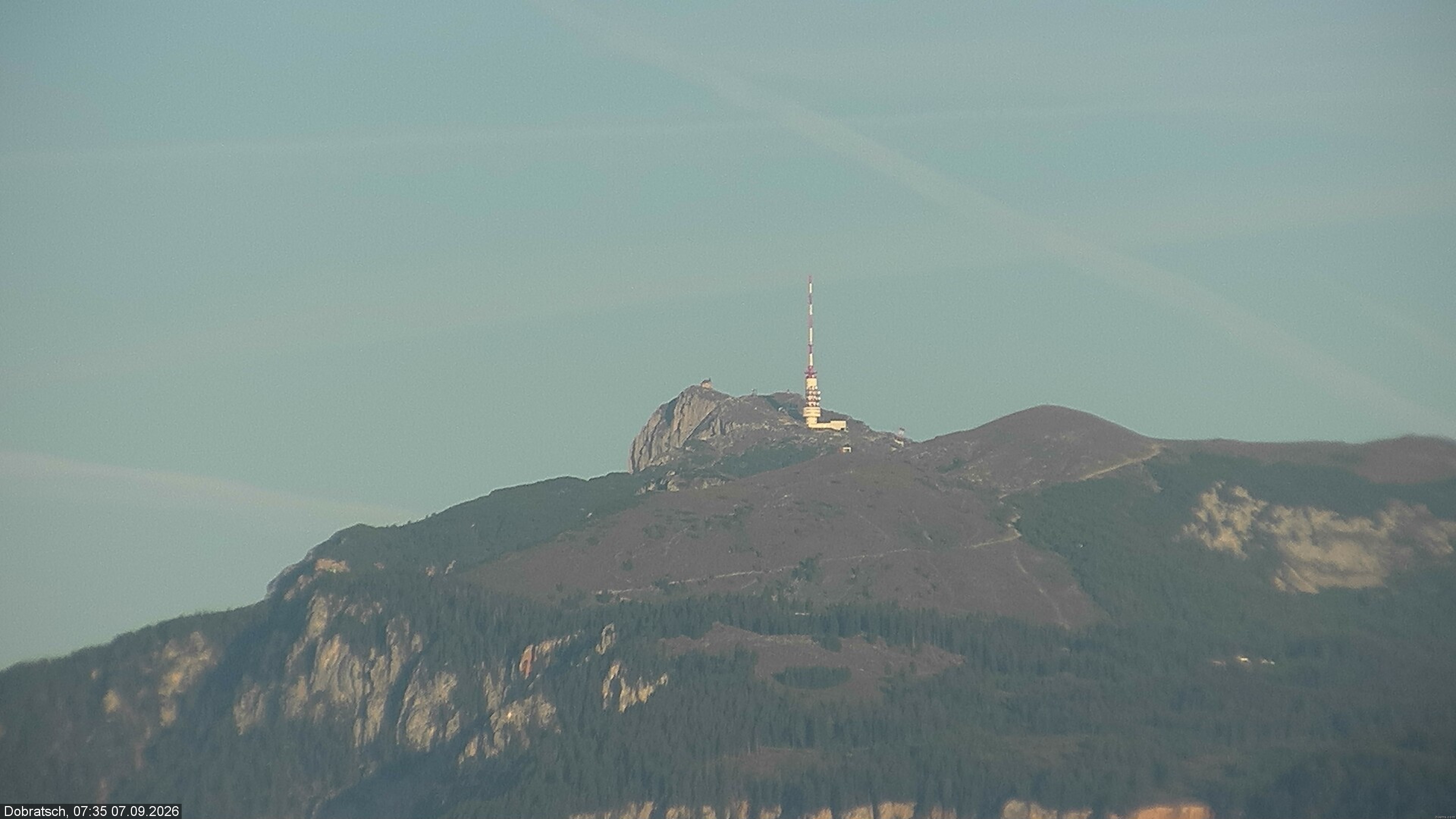 Archiv Foto Webcam Burgarena Finkenstein - Dobratsch