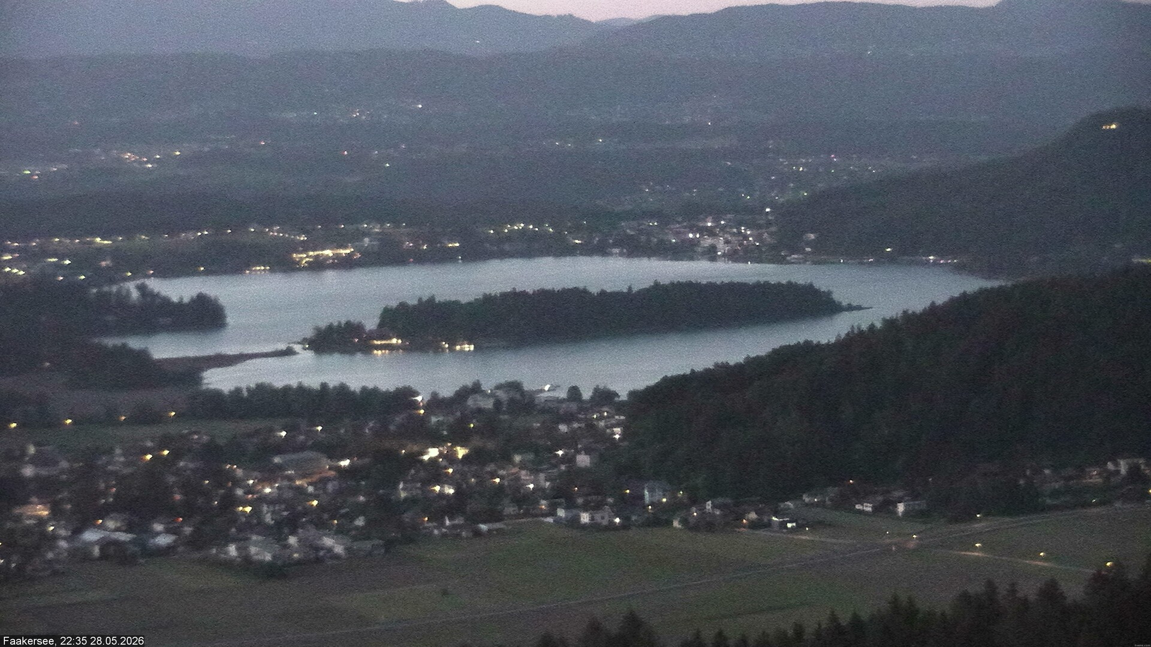 Archived image Webcam Lake Faaker See (Carinthia)