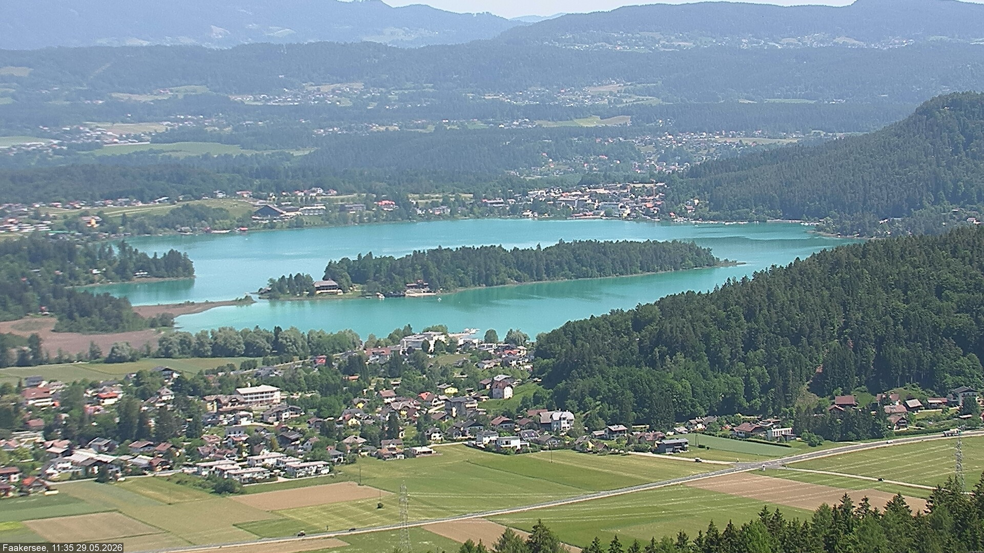 Archived image Webcam Lake Faaker See (Carinthia)