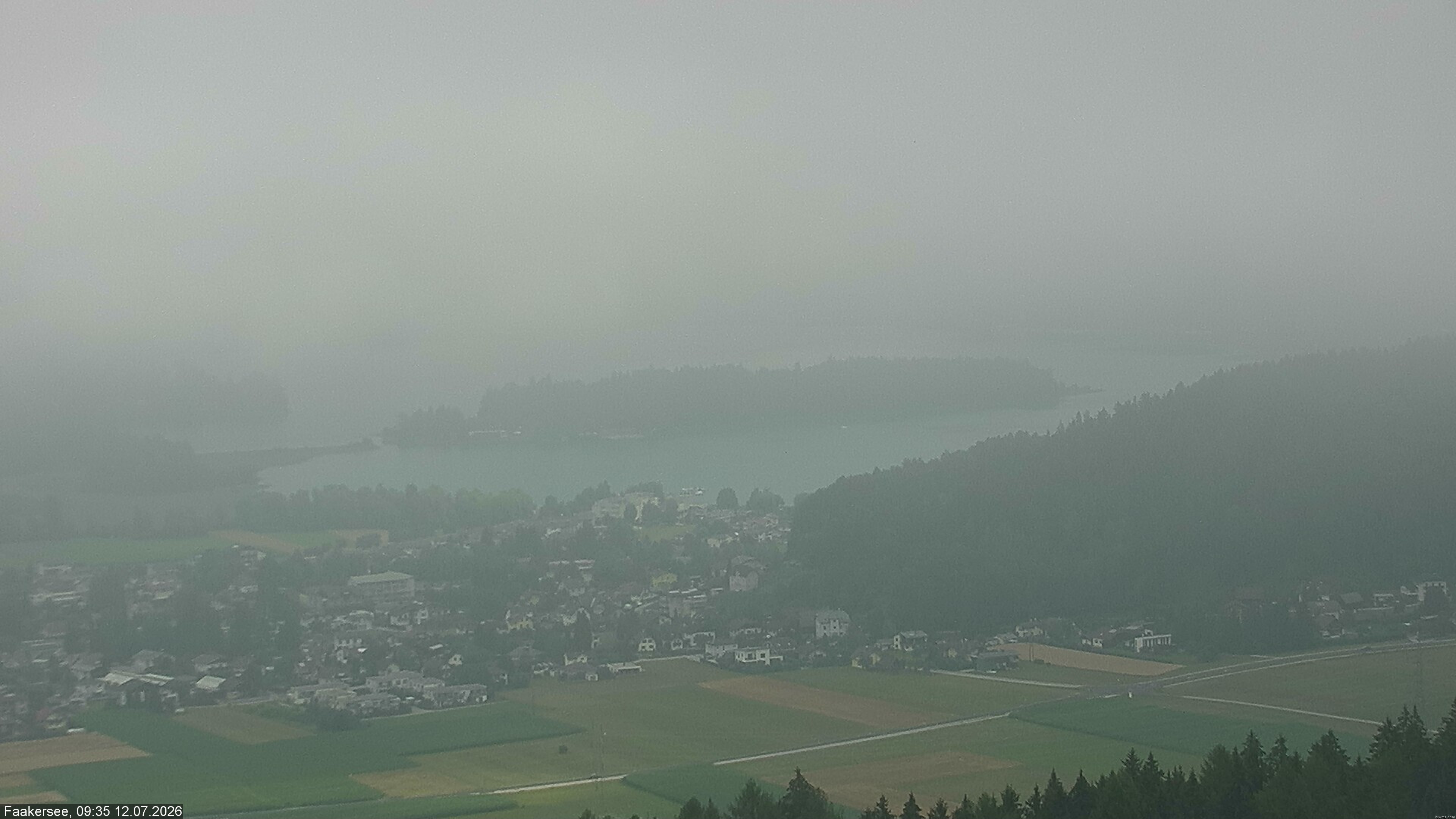 Archived image Webcam Lake Faaker See (Carinthia)