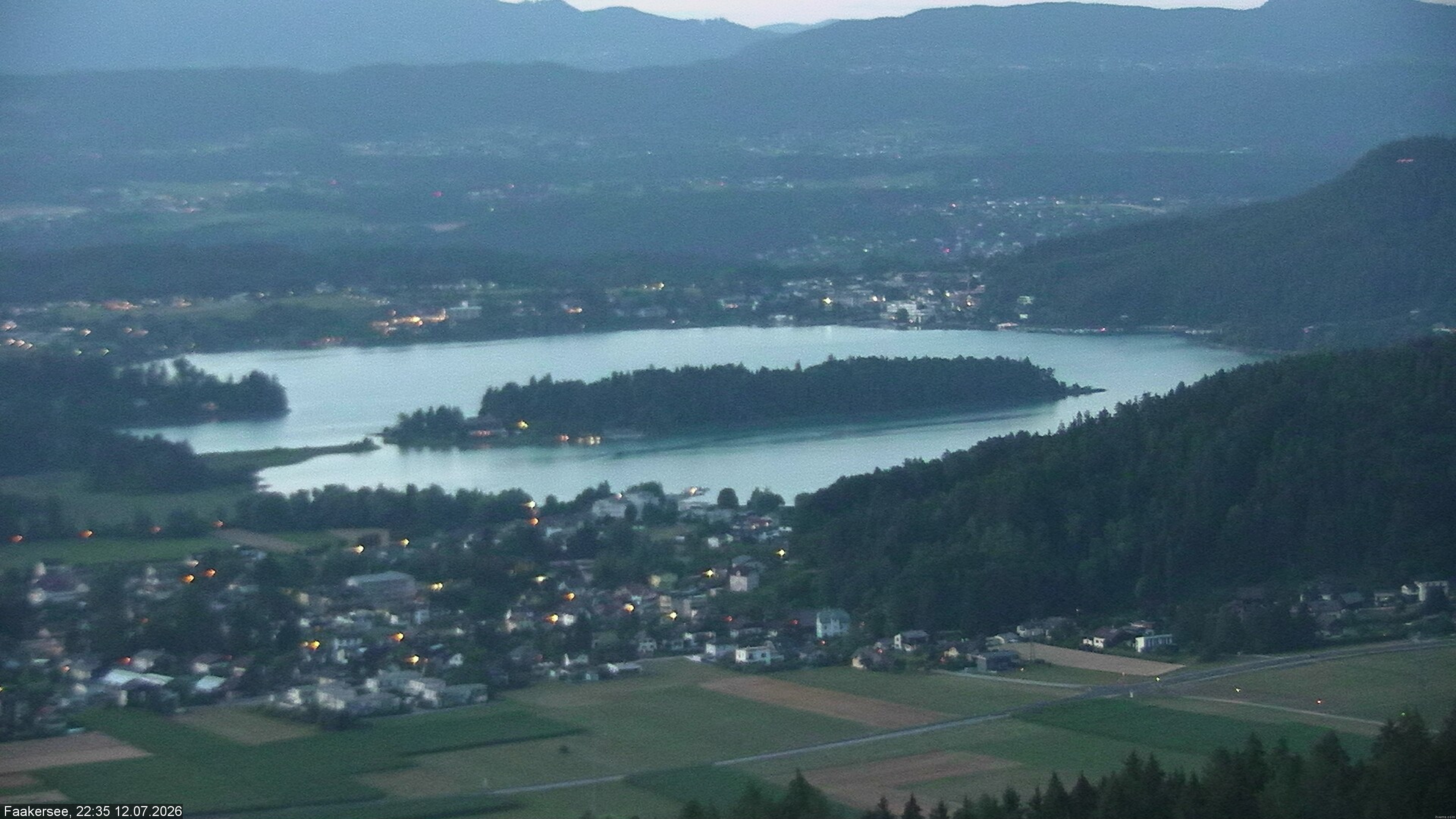 Archived image Webcam Lake Faaker See (Carinthia)