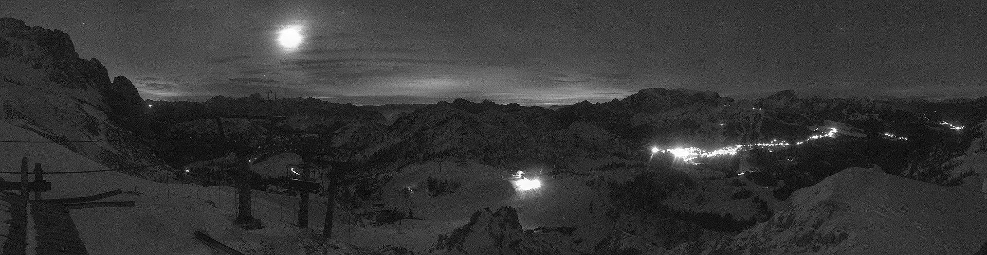 Archiv Foto Webcam Nassfeld: Panoramablick vom Gartnerkofel