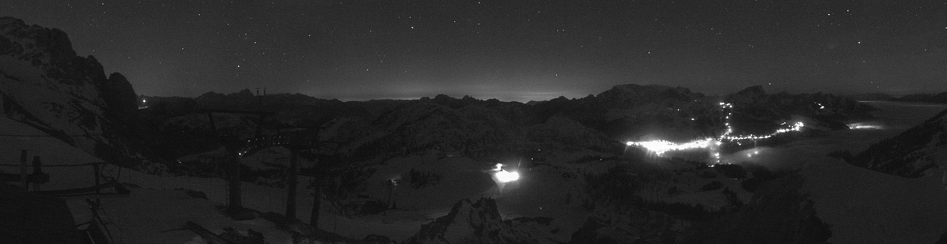 Archiv Foto Webcam Nassfeld: Panoramablick vom Gartnerkofel