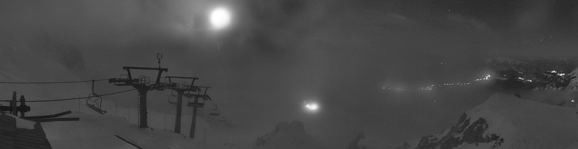 Archiv Foto Webcam Nassfeld: Panoramablick vom Gartnerkofel