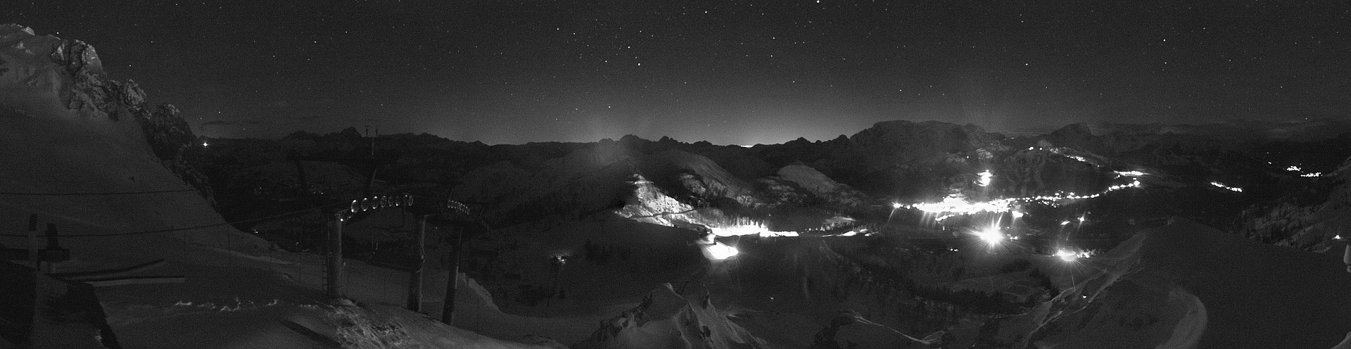 Archiv Foto Webcam Nassfeld: Panoramablick vom Gartnerkofel