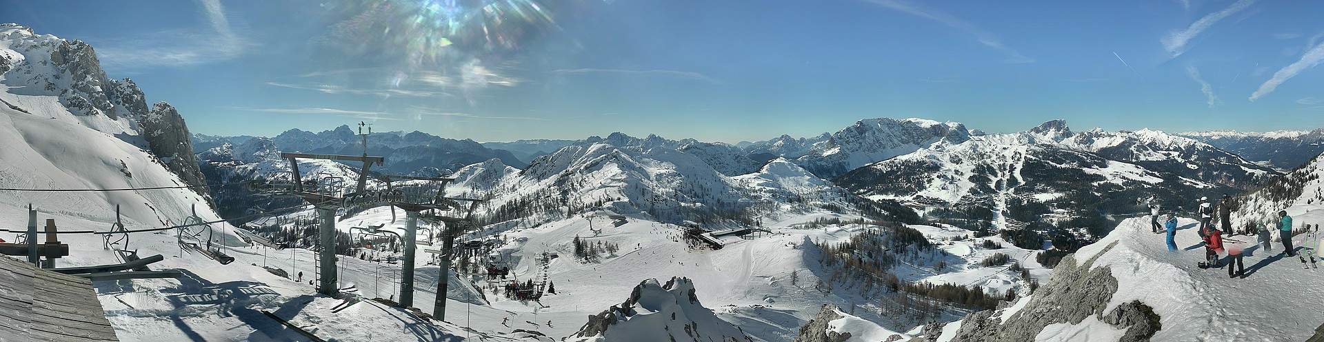 Archived image Webcam Nassfeld: Panorama view Gartnerkofel