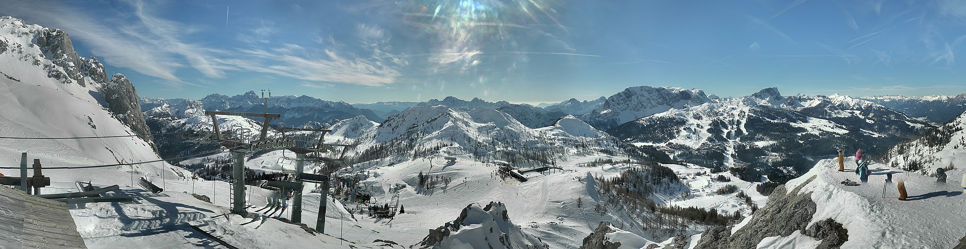 Archived image Webcam Nassfeld: Panorama view Gartnerkofel