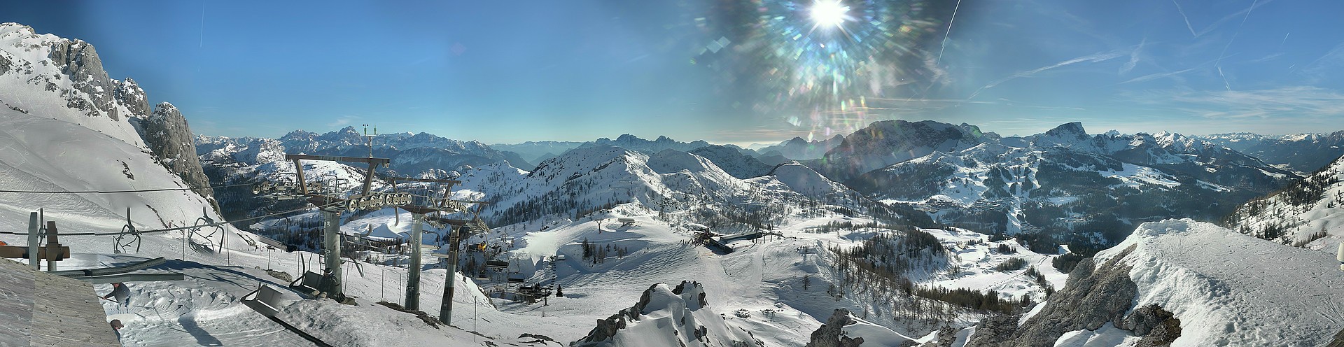 Archived image Webcam Nassfeld: Panorama view Gartnerkofel