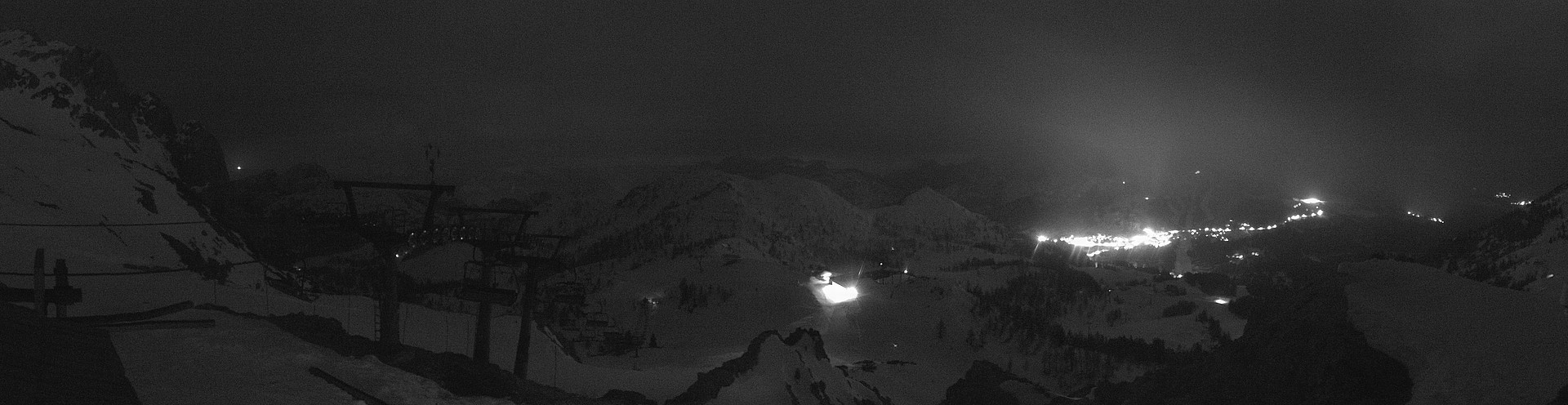 Archiv Foto Webcam Nassfeld: Panoramablick vom Gartnerkofel