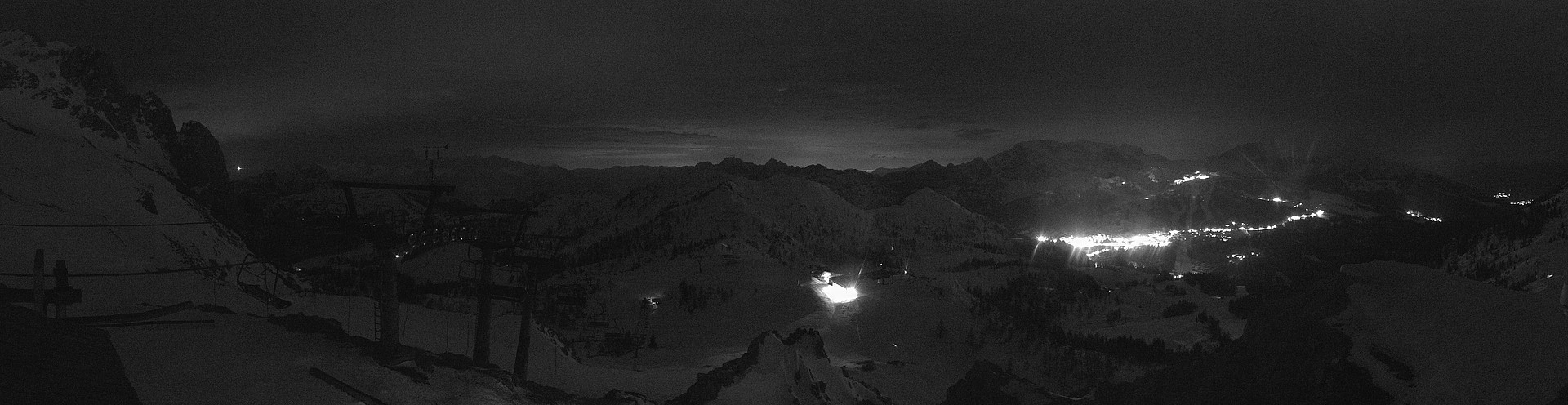 Archiv Foto Webcam Nassfeld: Panoramablick vom Gartnerkofel