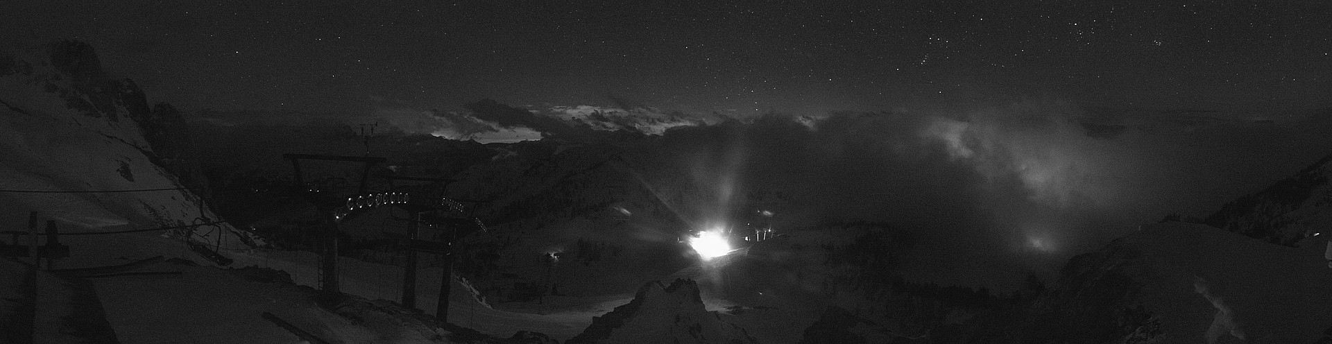 Archiv Foto Webcam Nassfeld: Panoramablick vom Gartnerkofel