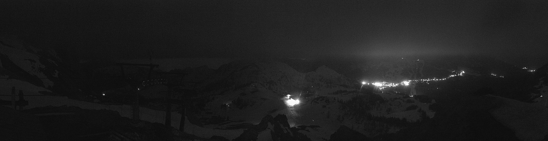 Archiv Foto Webcam Nassfeld: Panoramablick vom Gartnerkofel