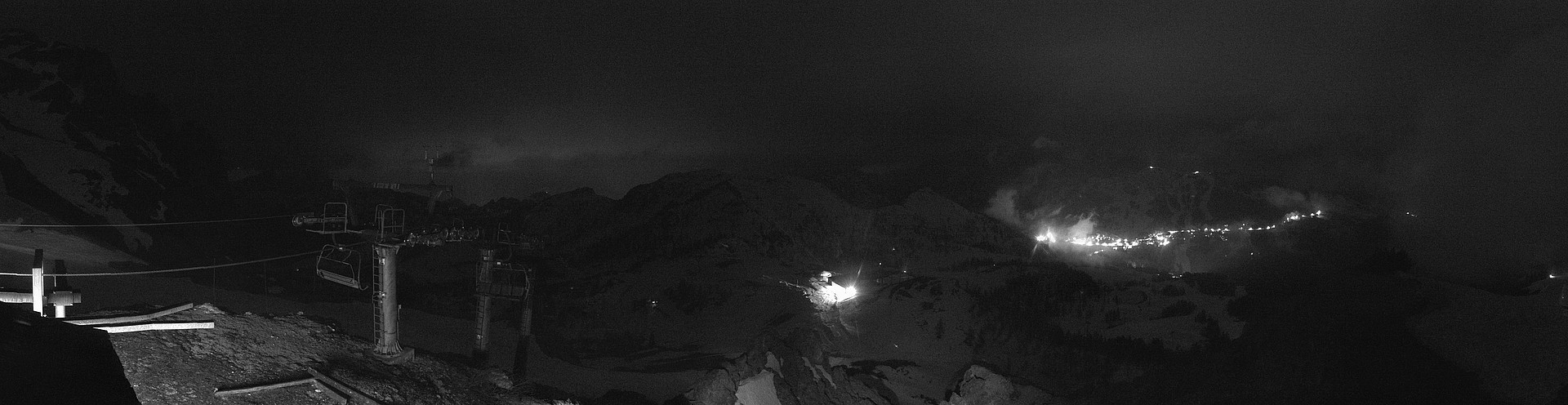 Archiv Foto Webcam Nassfeld: Panoramablick vom Gartnerkofel