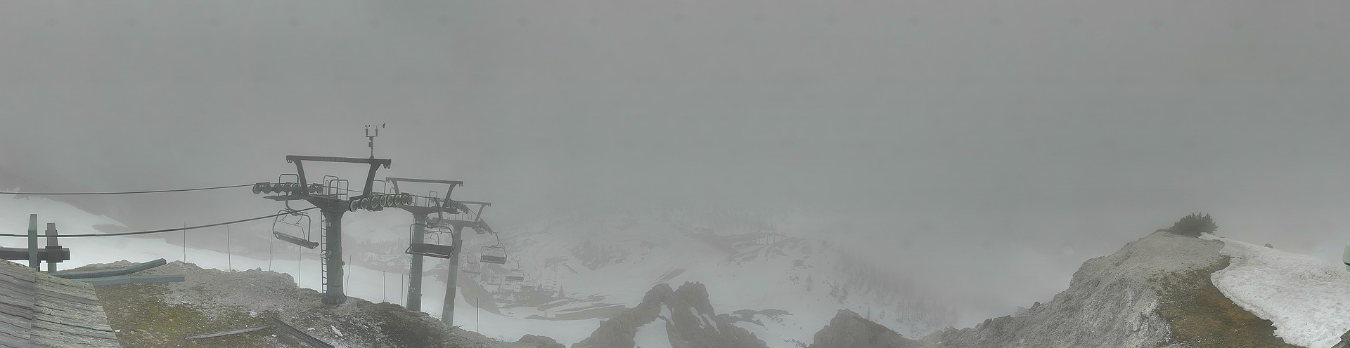 Archiv Foto Webcam Nassfeld: Panoramablick vom Gartnerkofel