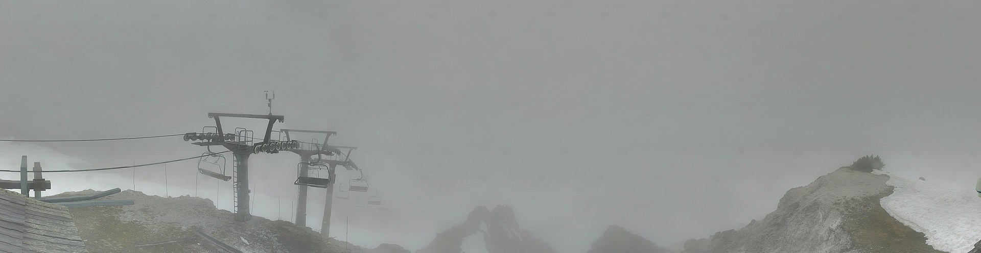 Archiv Foto Webcam Nassfeld: Panoramablick vom Gartnerkofel