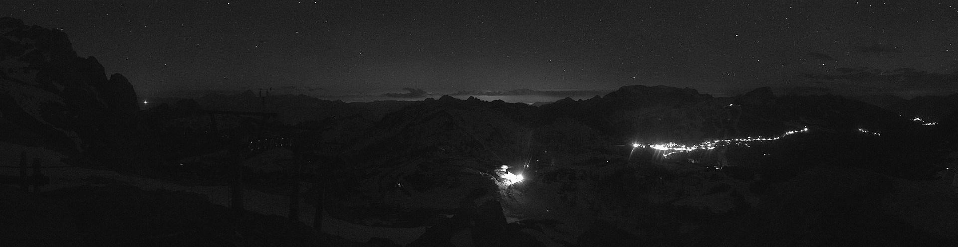 Archiv Foto Webcam Nassfeld: Panoramablick vom Gartnerkofel