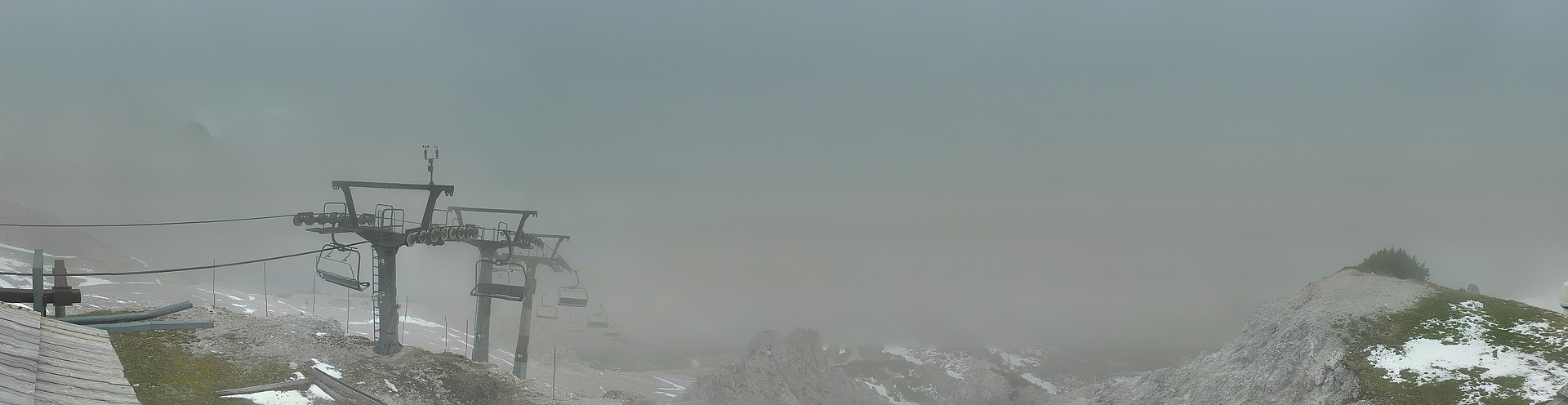 Archiv Foto Webcam Nassfeld: Panoramablick vom Gartnerkofel