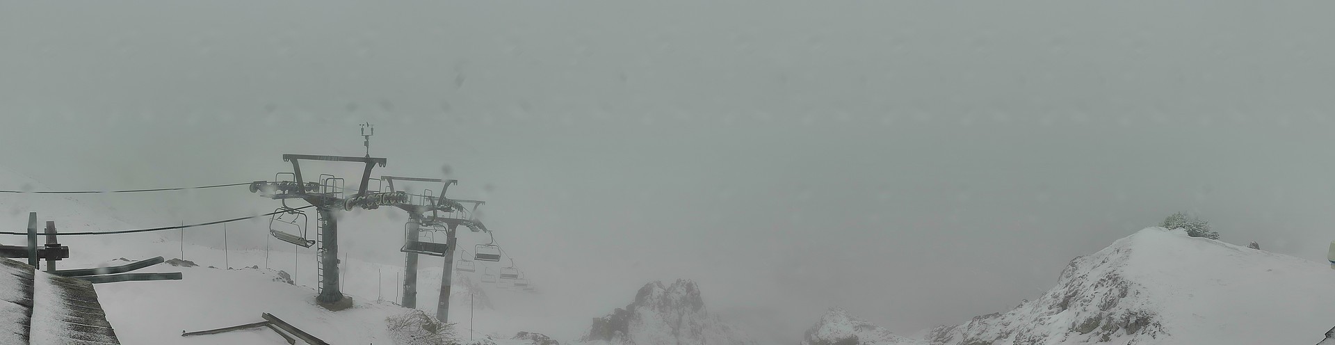 Archiv Foto Webcam Nassfeld: Panoramablick vom Gartnerkofel