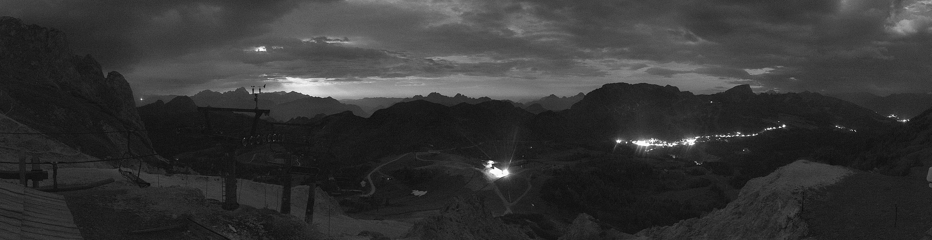 Archiv Foto Webcam Nassfeld: Panoramablick vom Gartnerkofel