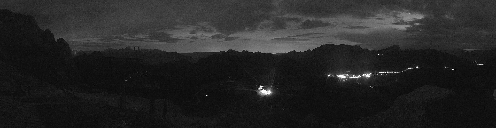 Archiv Foto Webcam Nassfeld: Panoramablick vom Gartnerkofel