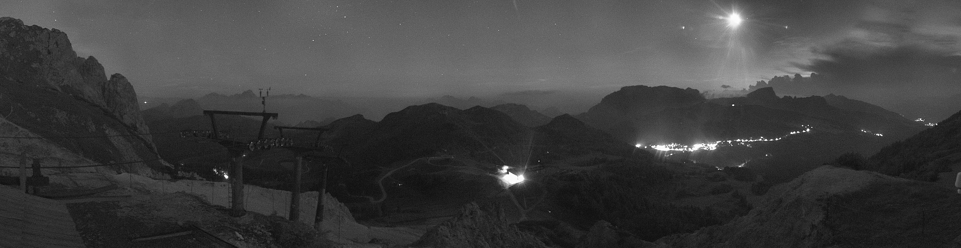 Archiv Foto Webcam Nassfeld: Panoramablick vom Gartnerkofel