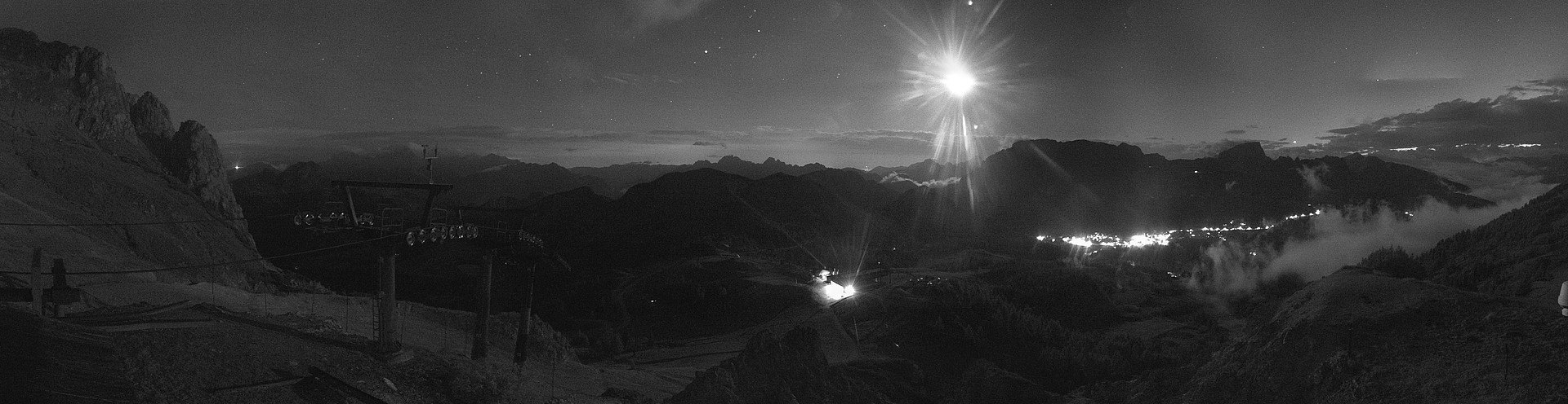 Archiv Foto Webcam Nassfeld: Panoramablick vom Gartnerkofel
