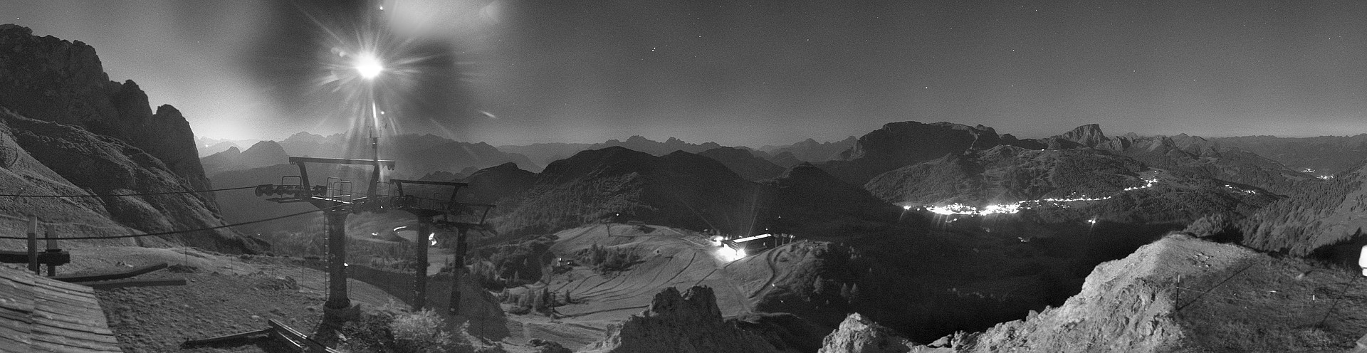 Archiv Foto Webcam Nassfeld: Panoramablick vom Gartnerkofel