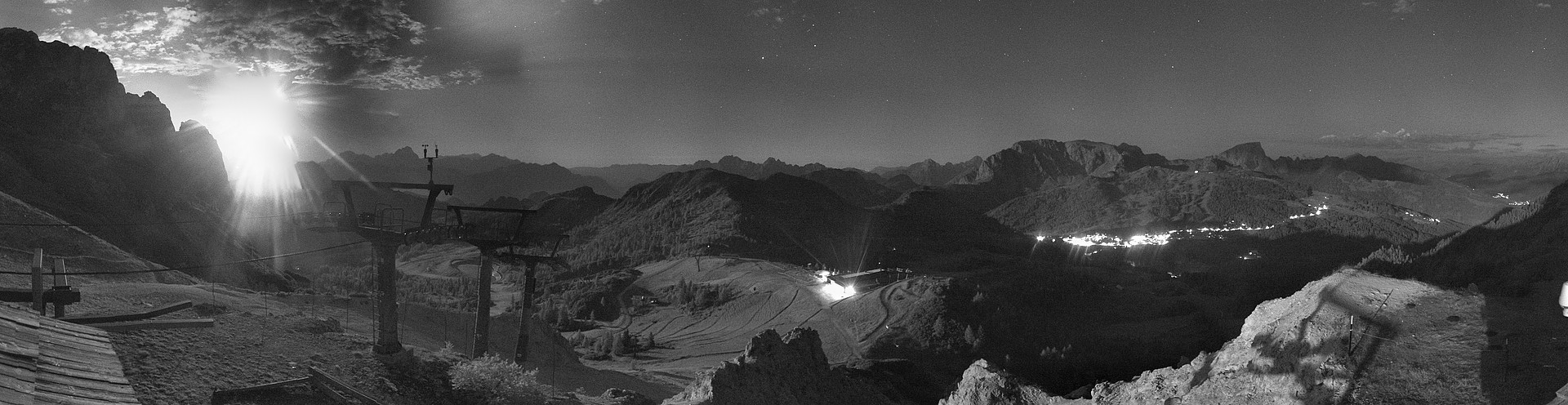 Archiv Foto Webcam Nassfeld: Panoramablick vom Gartnerkofel