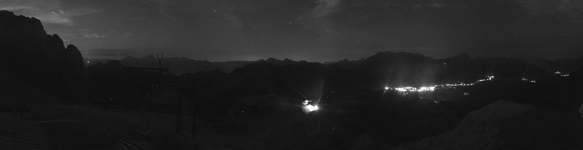 Archiv Foto Webcam Nassfeld: Panoramablick vom Gartnerkofel
