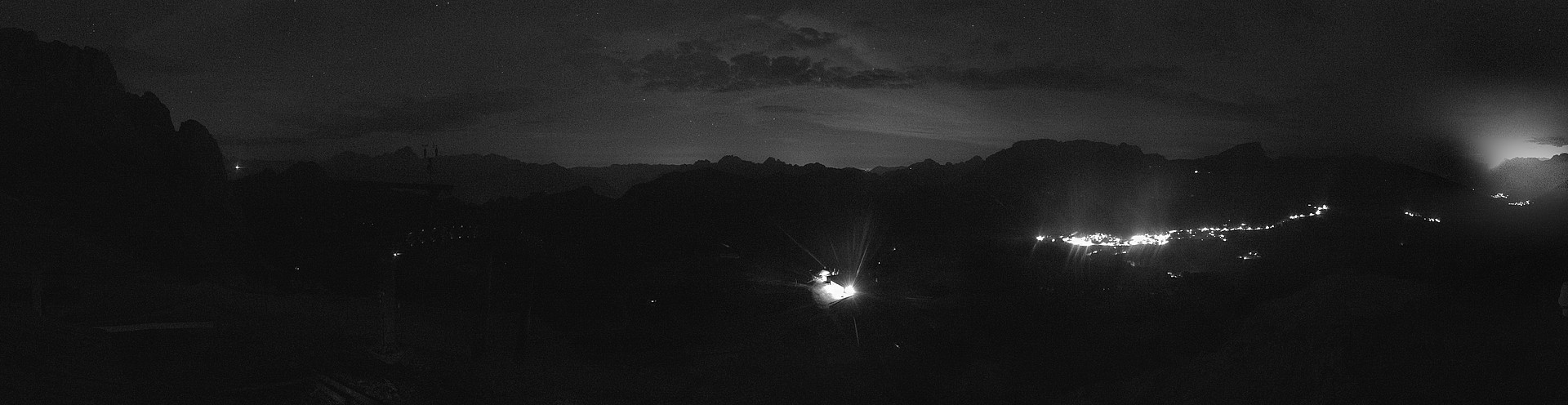 Archiv Foto Webcam Nassfeld: Panoramablick vom Gartnerkofel