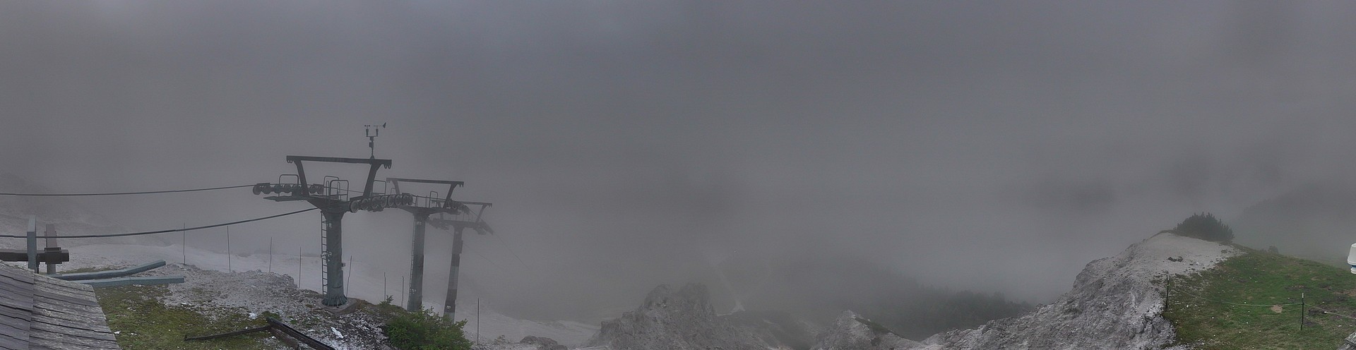 Archiv Foto Webcam Nassfeld: Panoramablick vom Gartnerkofel
