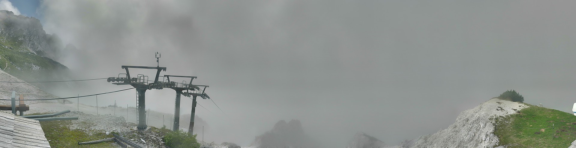 Archiv Foto Webcam Nassfeld: Panoramablick vom Gartnerkofel