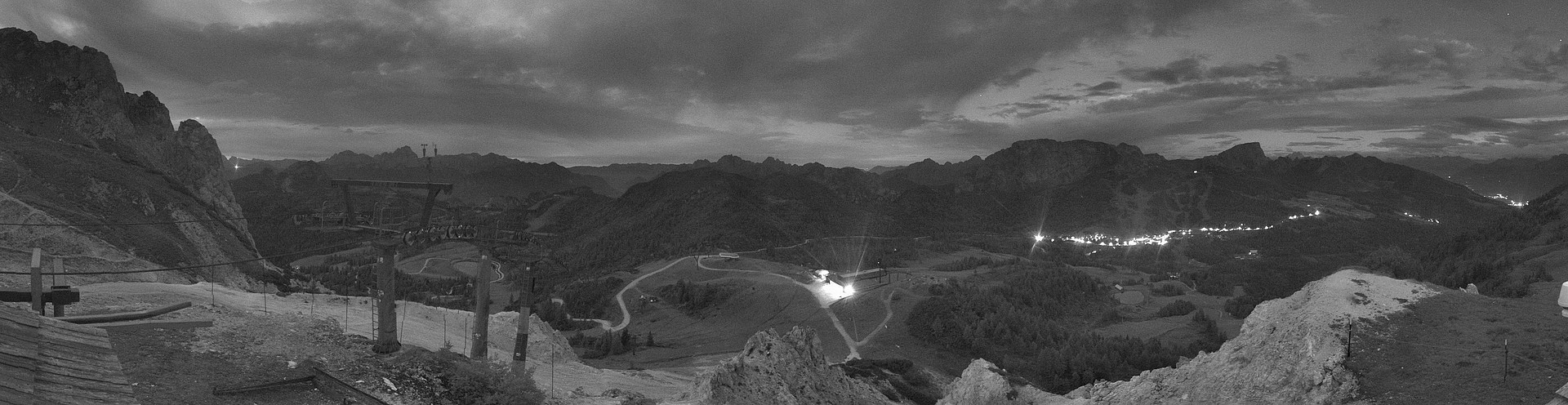 Archiv Foto Webcam Nassfeld: Panoramablick vom Gartnerkofel