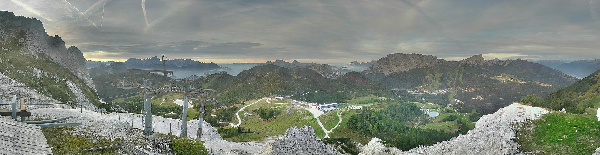 Archived image Webcam Nassfeld: Panorama view Gartnerkofel