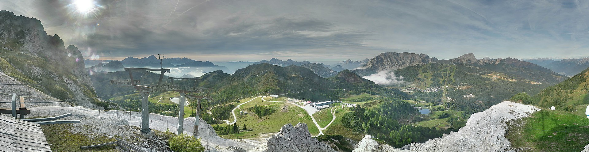 Archived image Webcam Nassfeld: Panorama view Gartnerkofel