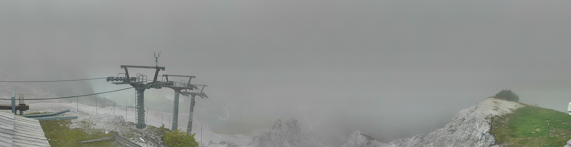 Archiv Foto Webcam Nassfeld: Panoramablick vom Gartnerkofel