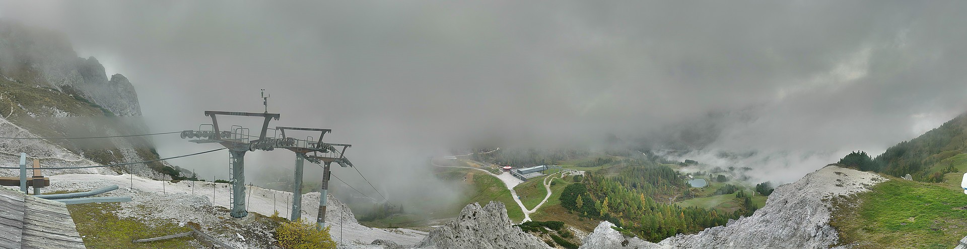 Archived image Webcam Nassfeld: Panorama view Gartnerkofel