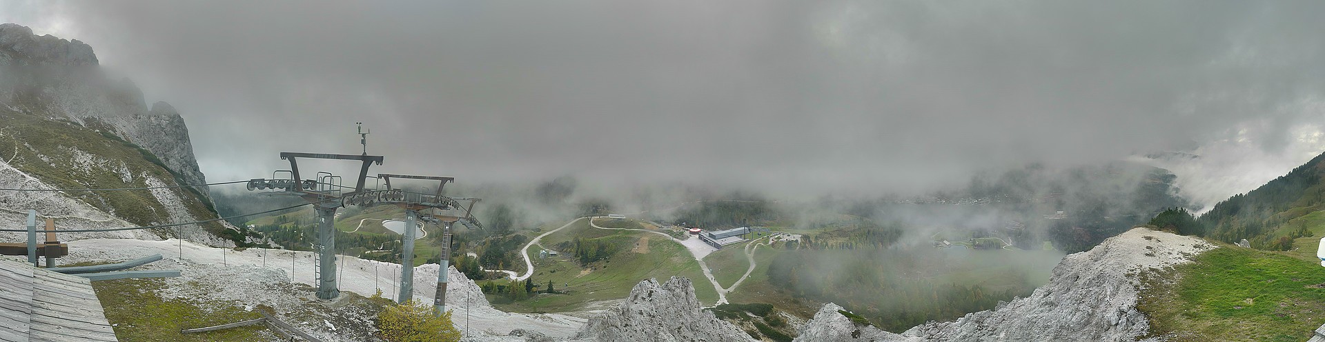 Archived image Webcam Nassfeld: Panorama view Gartnerkofel