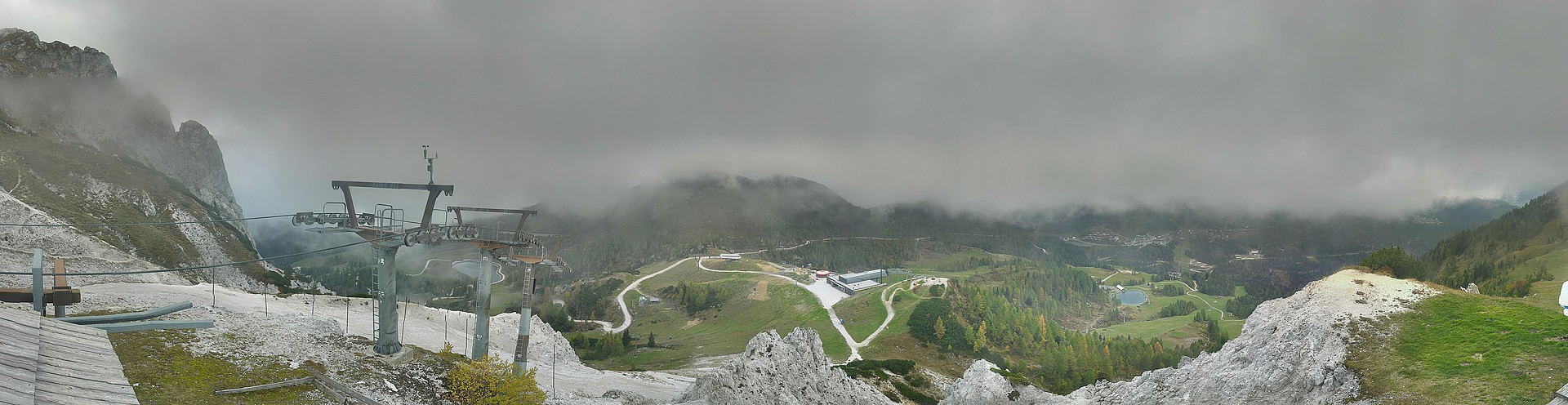 Archived image Webcam Nassfeld: Panorama view Gartnerkofel