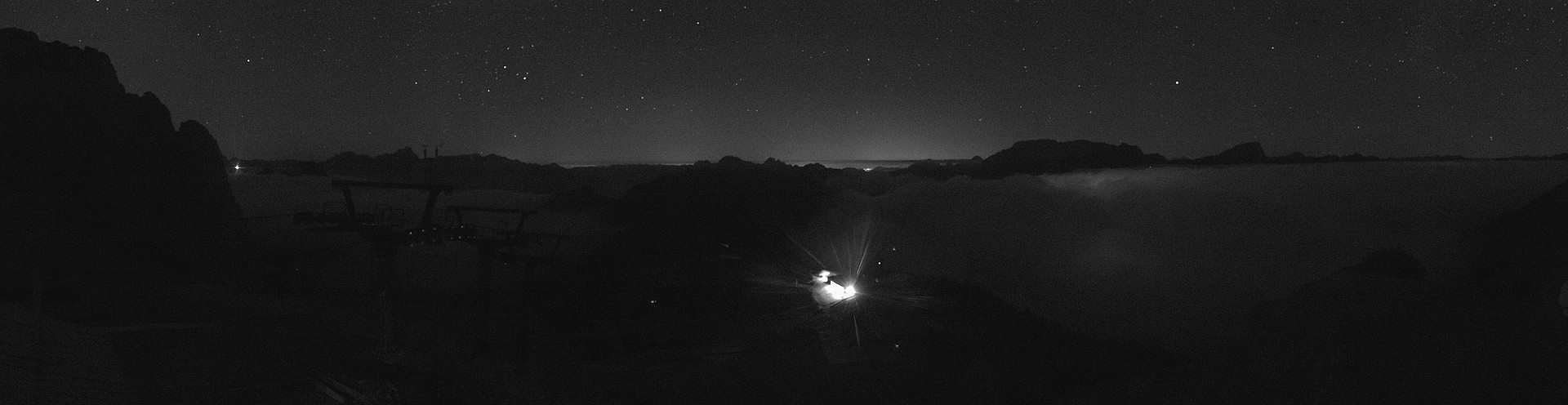 Archiv Foto Webcam Nassfeld: Panoramablick vom Gartnerkofel