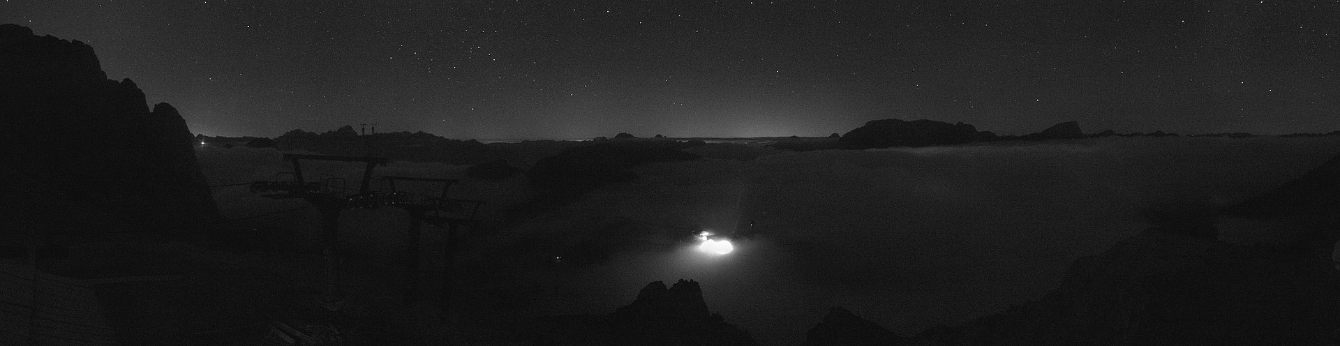 Archiv Foto Webcam Nassfeld: Panoramablick vom Gartnerkofel
